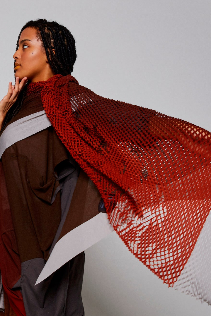 PLAIN CORNICE STOLE［COTTON］GRADATION