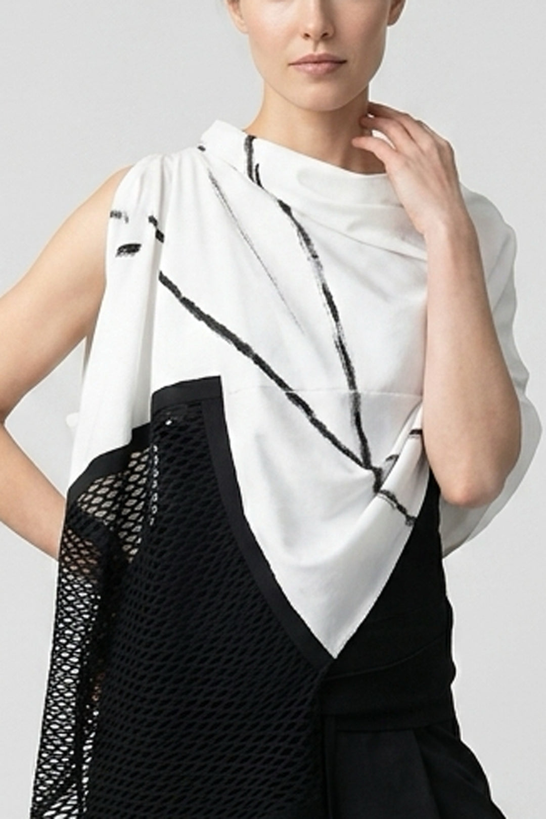 ANGEL STOLE［COTTON］T-SHIRT TYPE (HANDPAINTED)