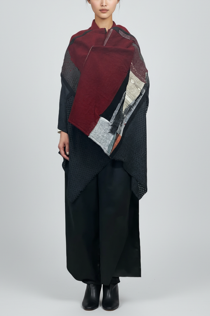 ANGEL STOLE［WOOL］ZERO WASTE - ONE OF A KIND