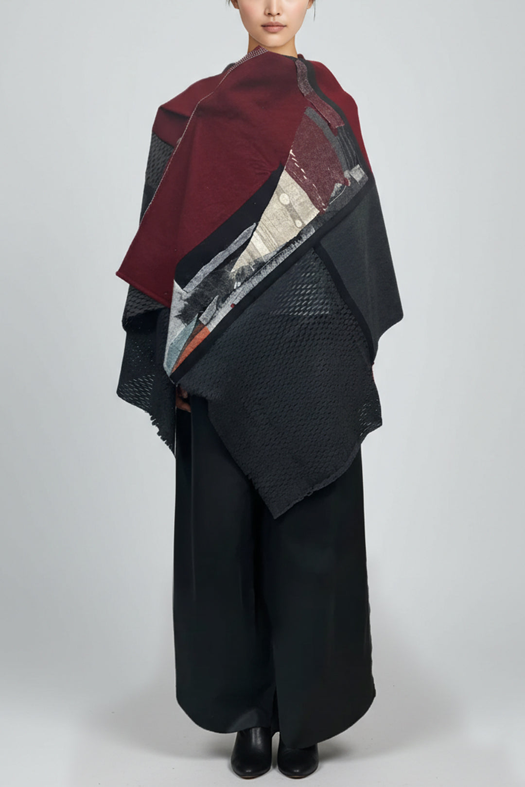 ANGEL STOLE［WOOL］ZERO WASTE - ONE OF A KIND