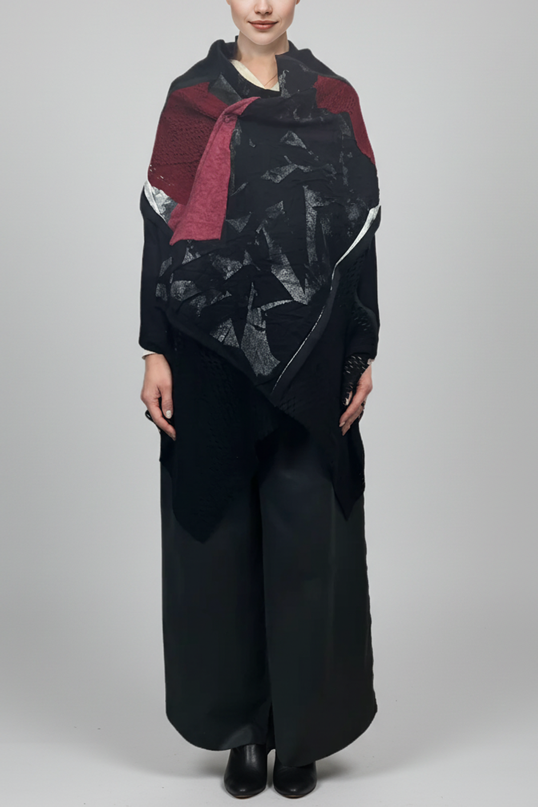 ANGEL STOLE［WOOL］ZERO WASTE - ONE OF A KIND