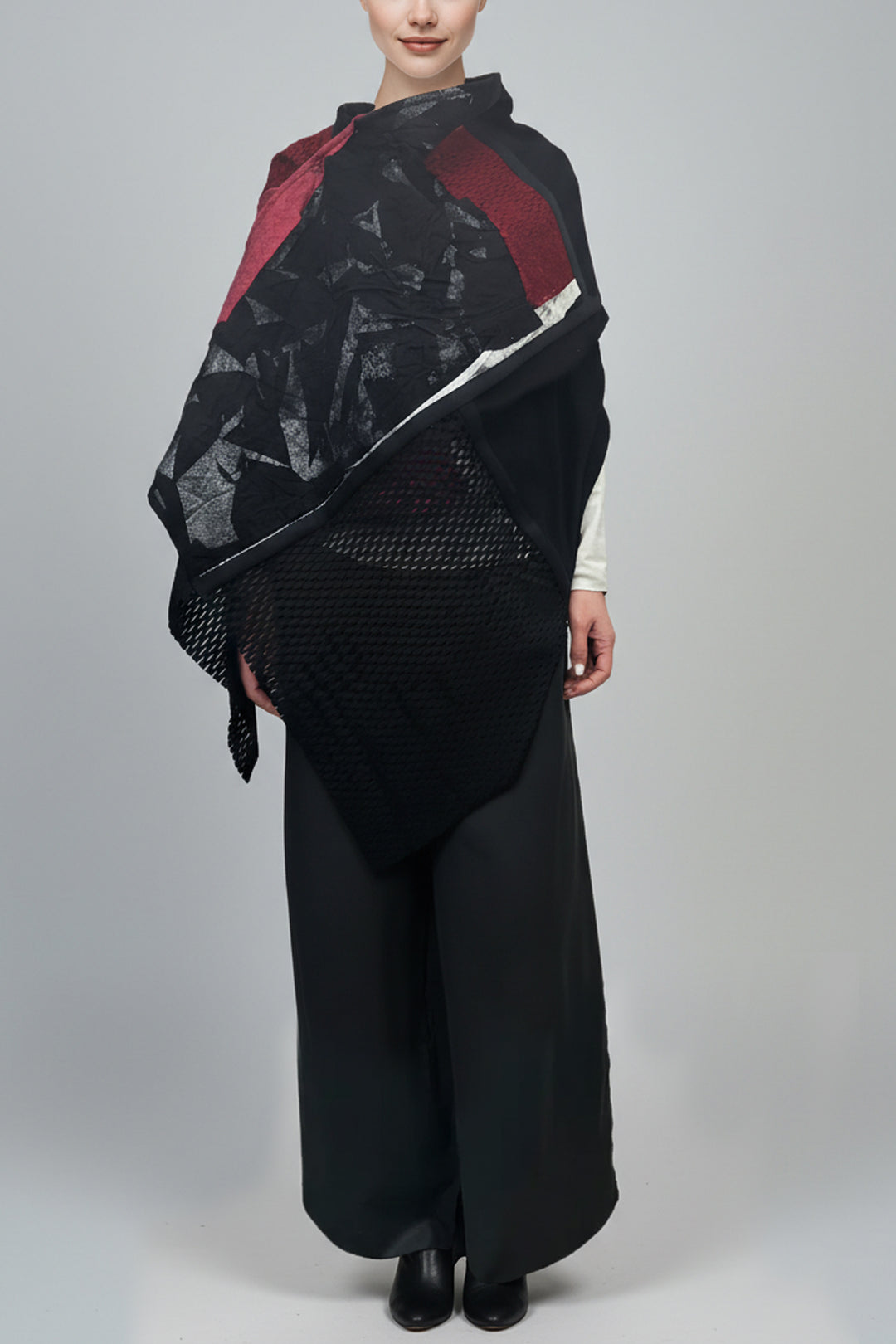 ANGEL STOLE［WOOL］ZERO WASTE - ONE OF A KIND