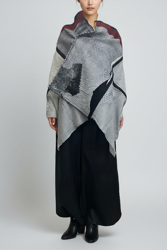 ANGEL STOLE［WOOL］ZERO WASTE - ONE OF A KIND