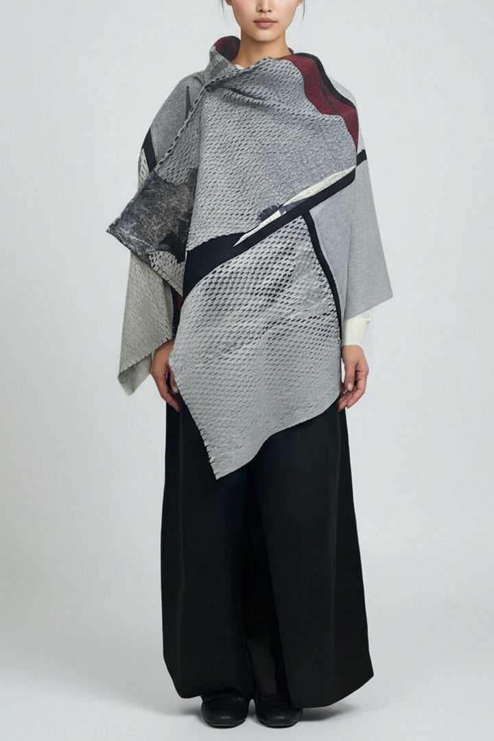 ANGEL STOLE［WOOL］ZERO WASTE - ONE OF A KIND