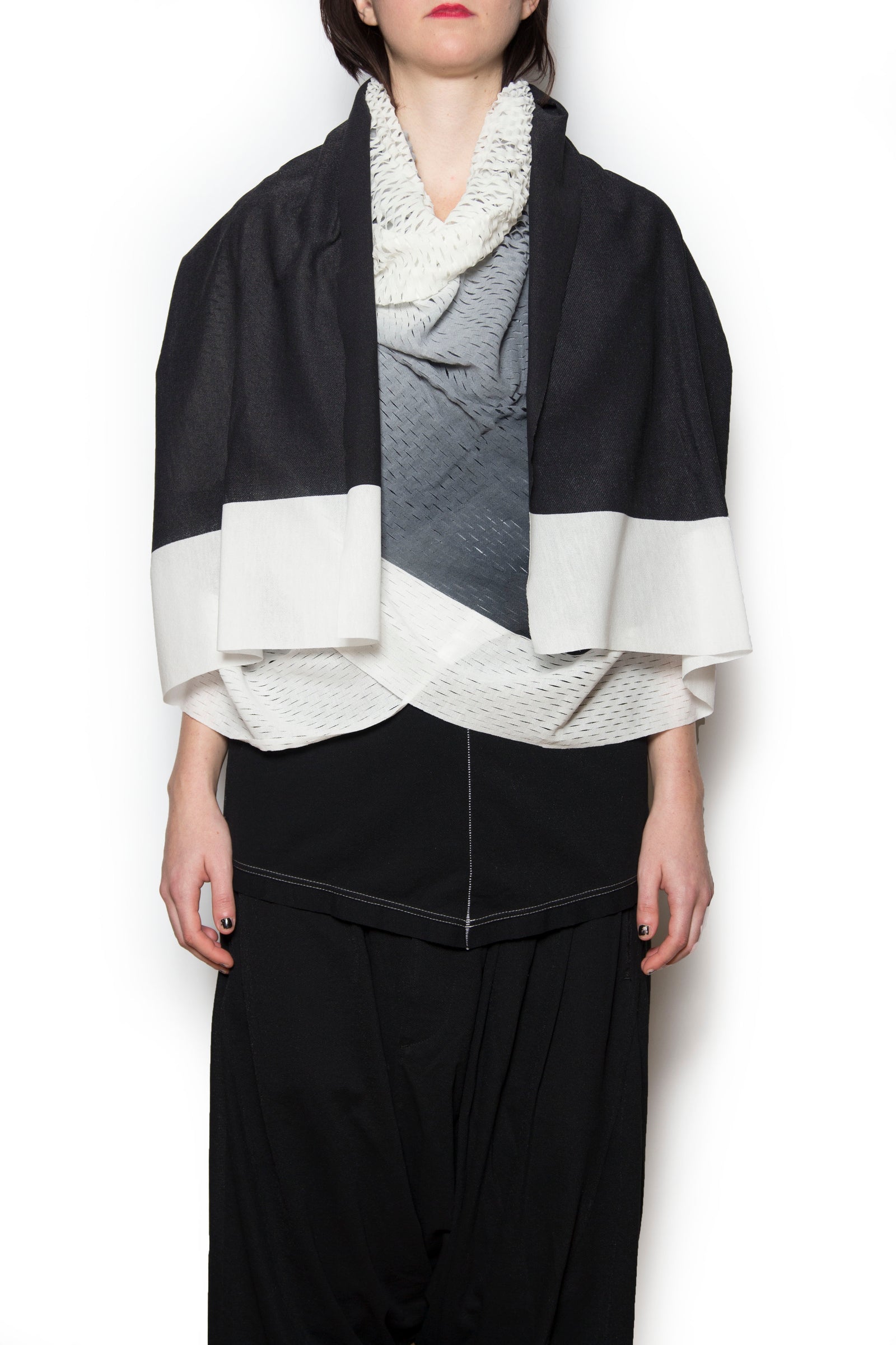 PLAIN CORNICE STOLE ［COTTON］GRADATION