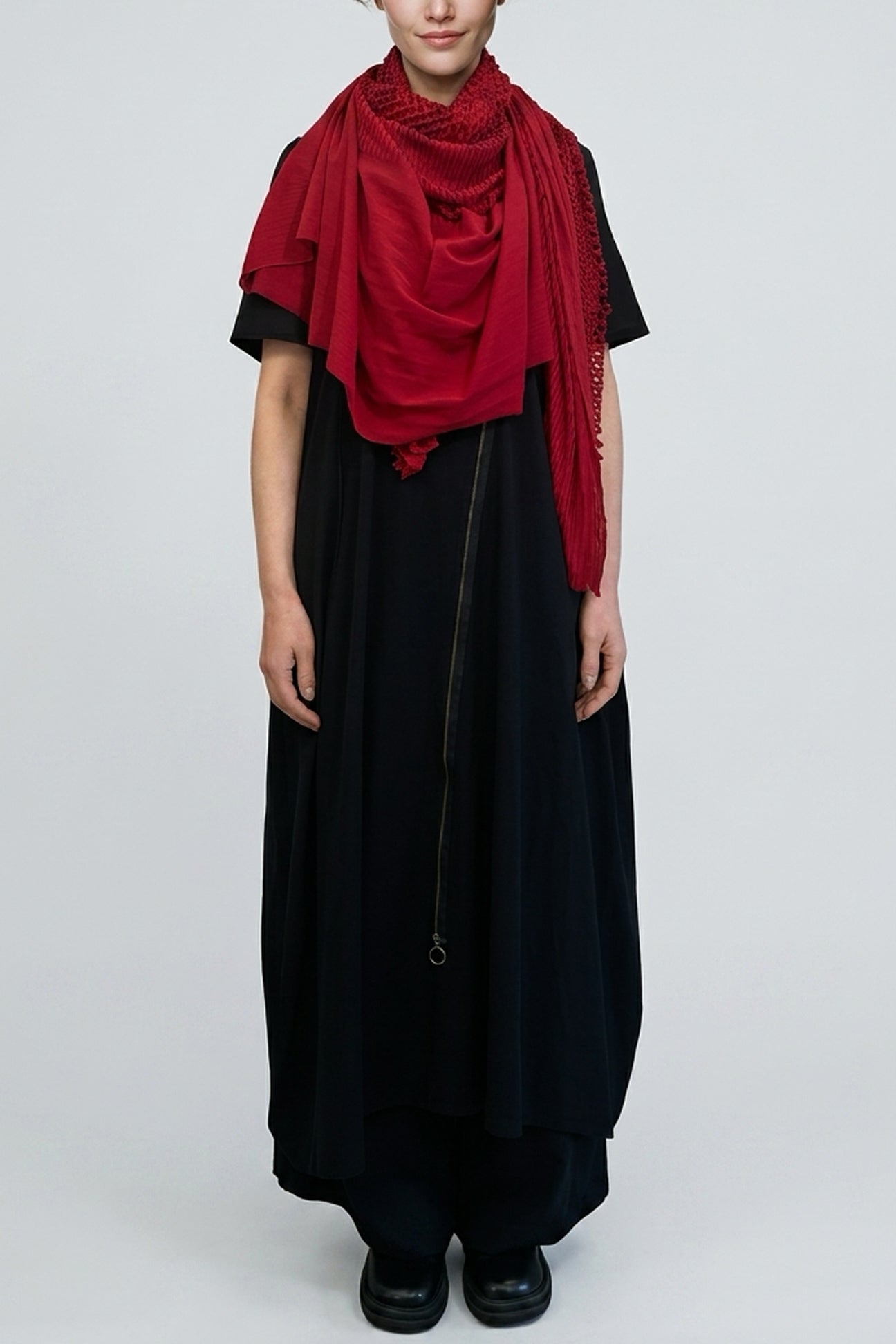 MIHAIL GIKNIS aoyama ストール 着るアート PLAIN CORNICE STOLE | ミハイルギニスアオヤマ｜着るアート