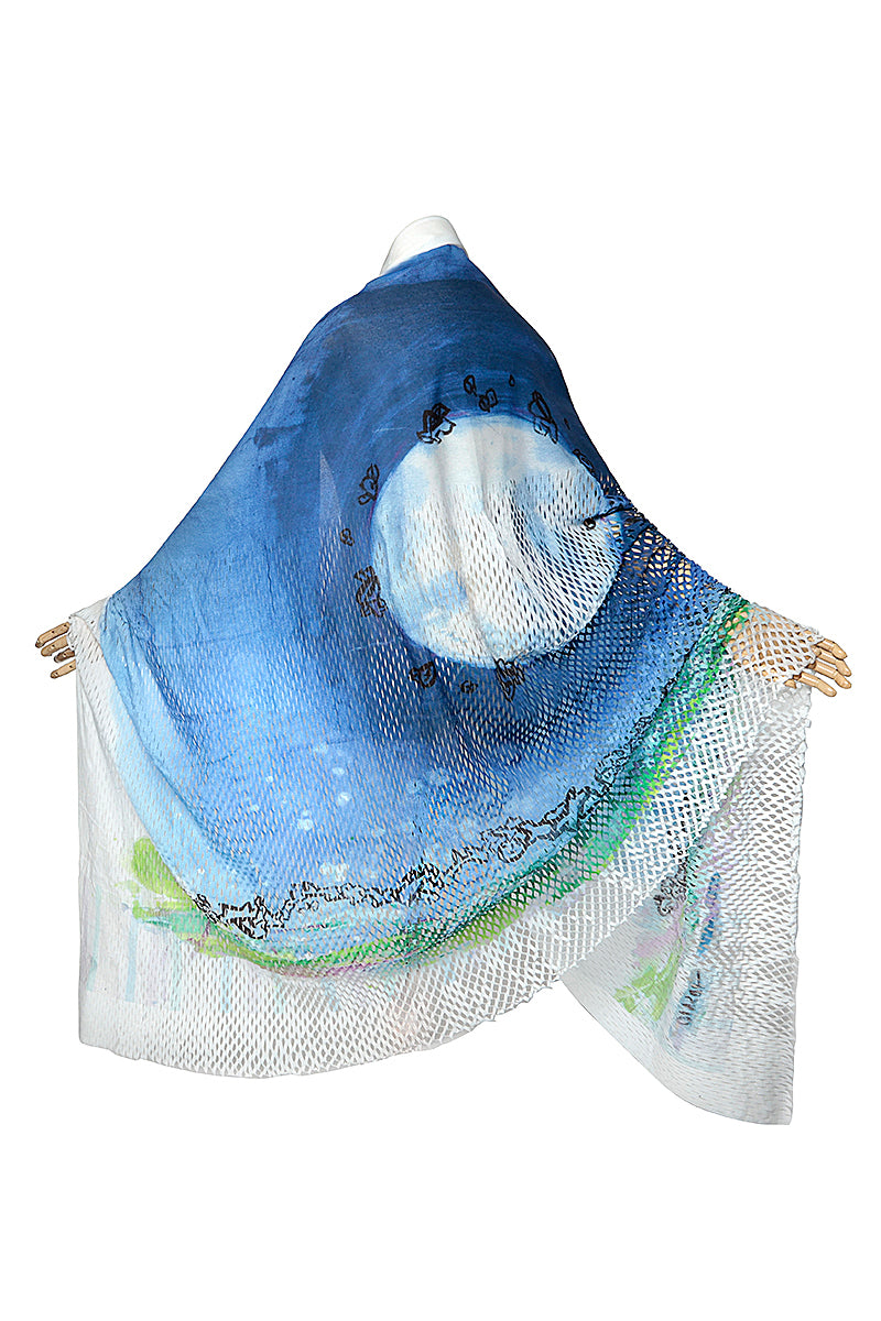 PLAIN CORNICE STOLE［COTTON］YOSHIO NAKAJIMA