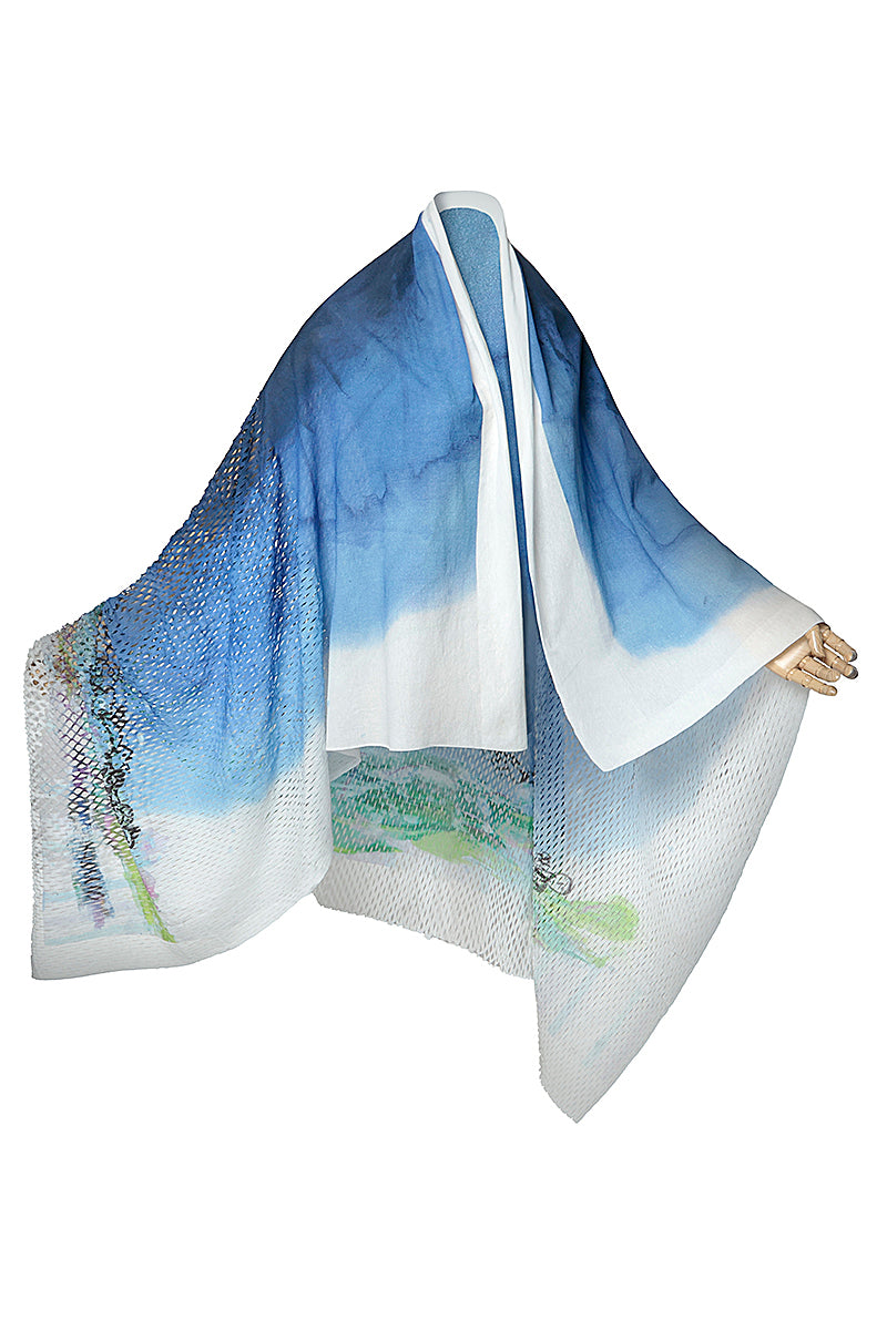PLAIN CORNICE STOLE［COTTON］YOSHIO NAKAJIMA