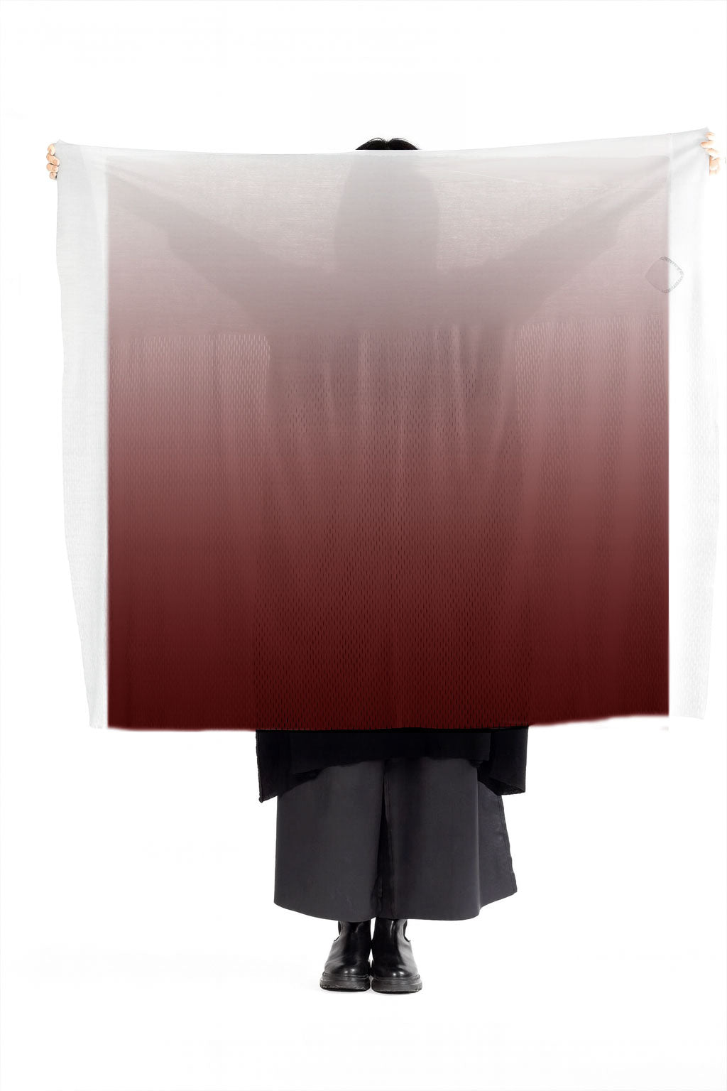 PLAIN CORNICE STOLE［WOOL］GRADATION