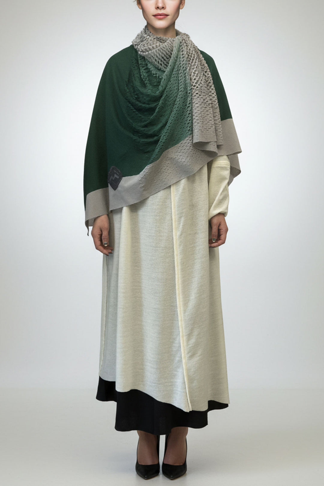 PLAIN CORNICE STOLE［COTTON］GRADATION