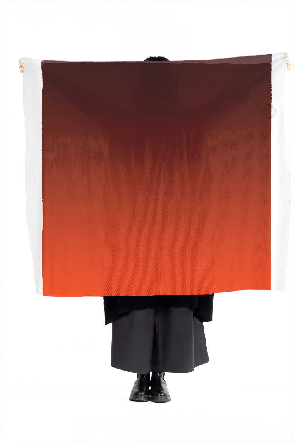 PLAIN CORNICE STOLE［WOOL］GRADATION