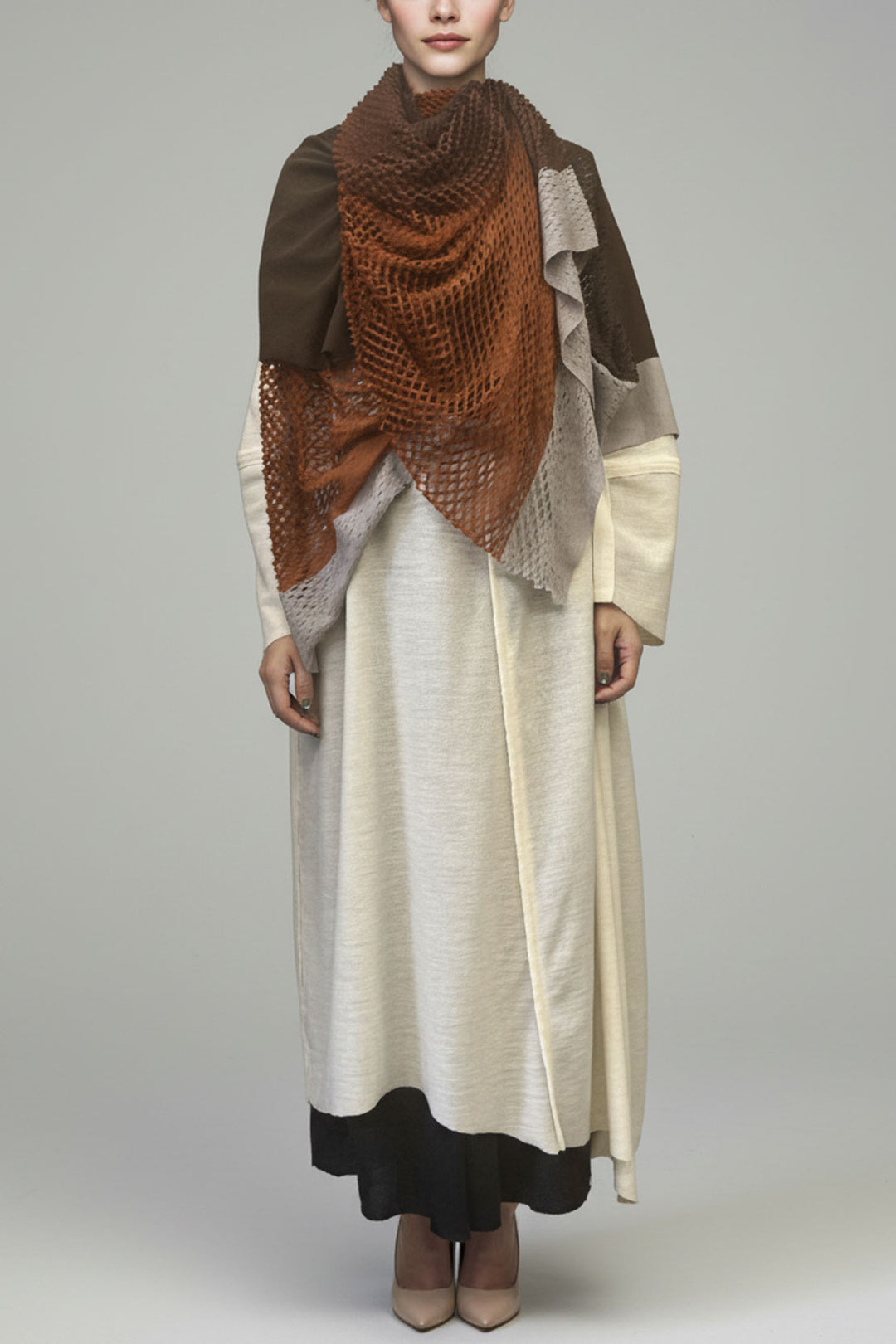 PLAIN CORNICE STOLE［COTTON］GRADATION