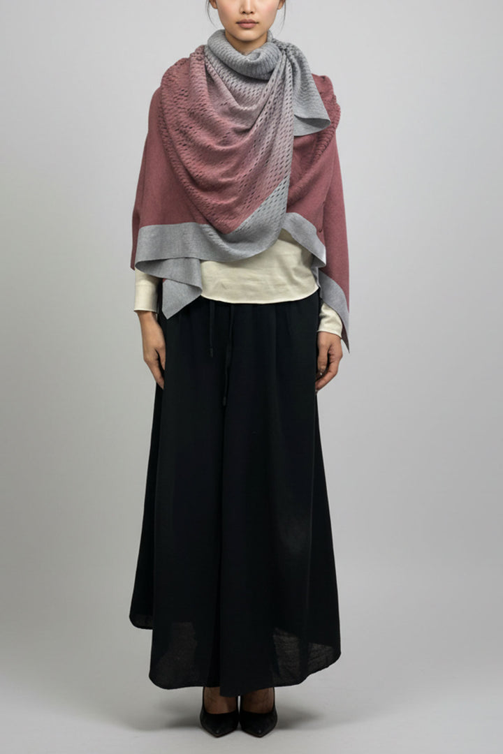 PLAIN CORNICE STOLE［WOOL］SINGLE GRADATION限定品