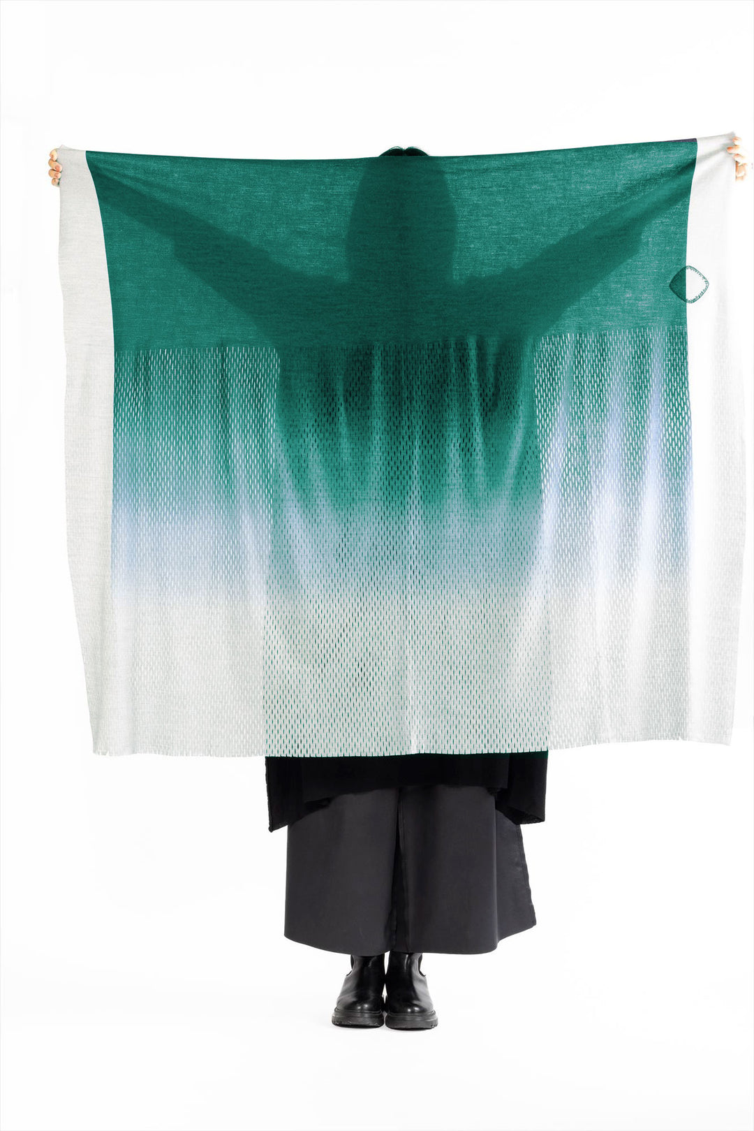 PLAIN CORNICE STOLE［WOOL］GRADATION