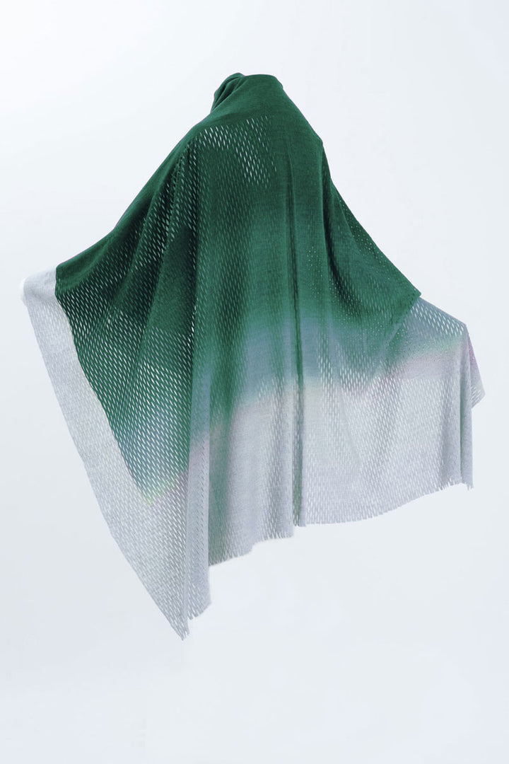 PLAIN CORNICE STOLE［WOOL］GRADATION