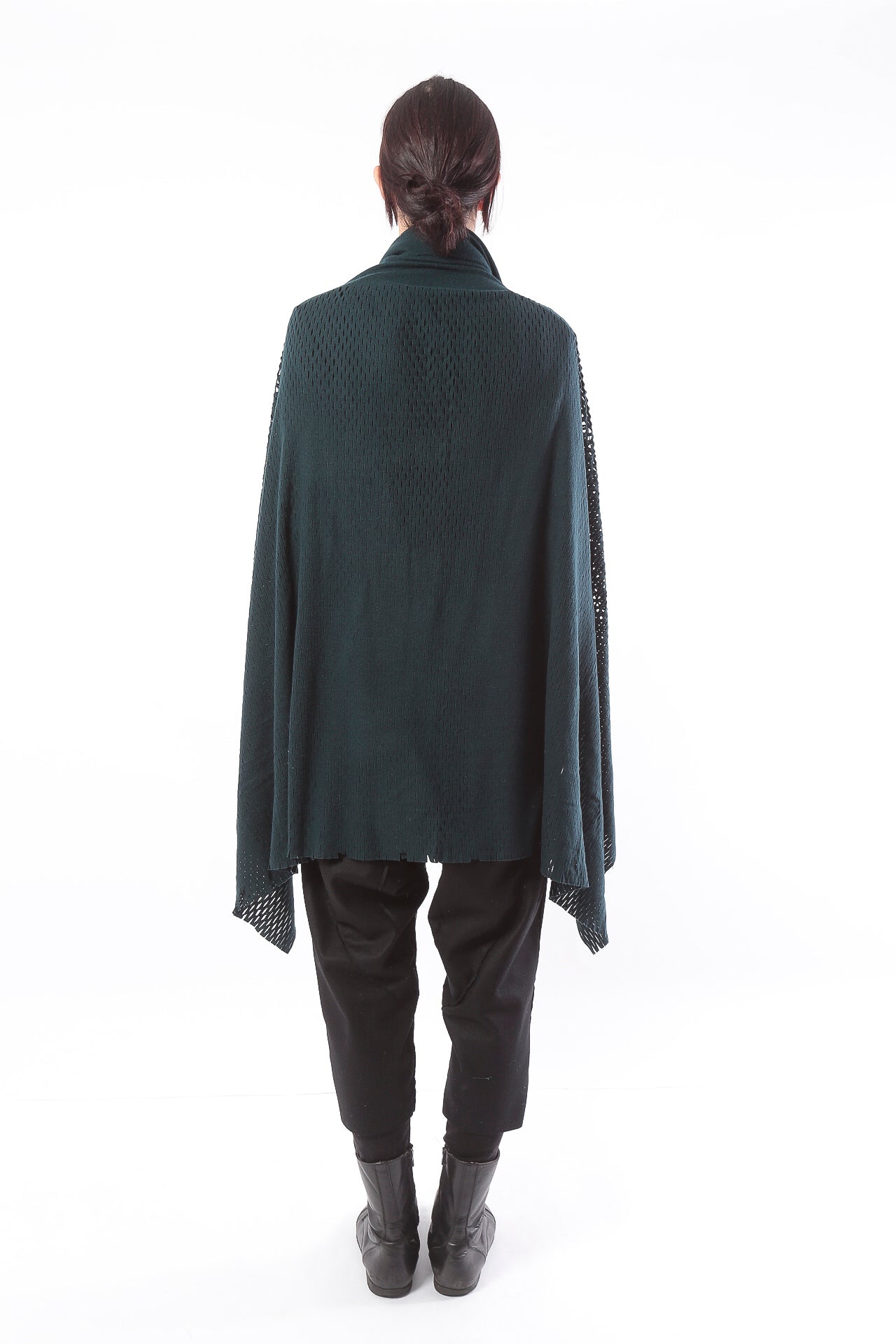 PLAIN CORNICE STOLE［WOOL］SOLID COLOR