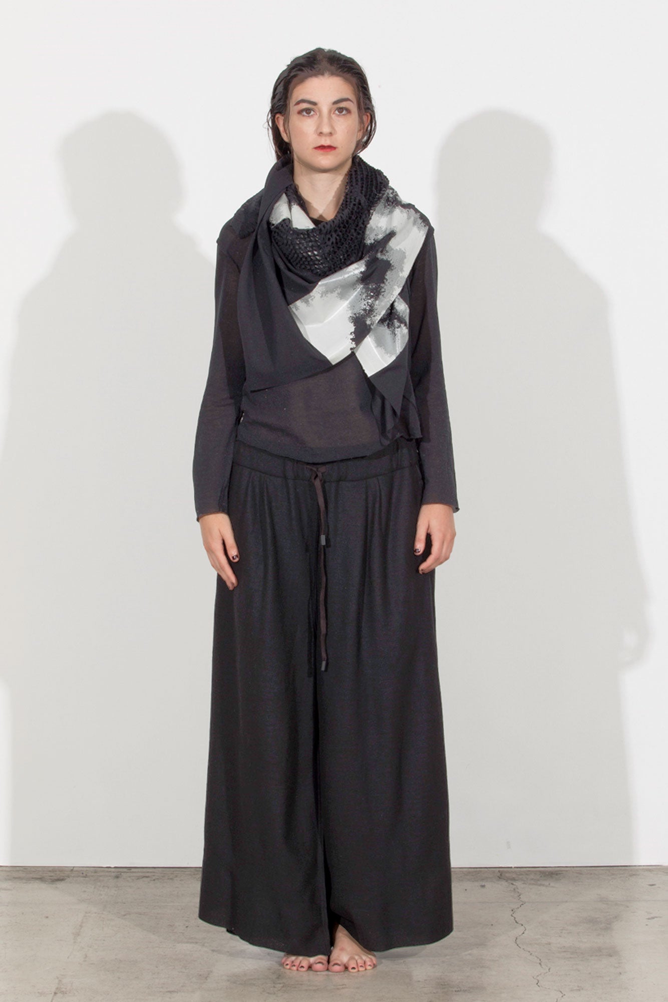 PLAIN CORNICE STOLE［COTTON］KABUKU