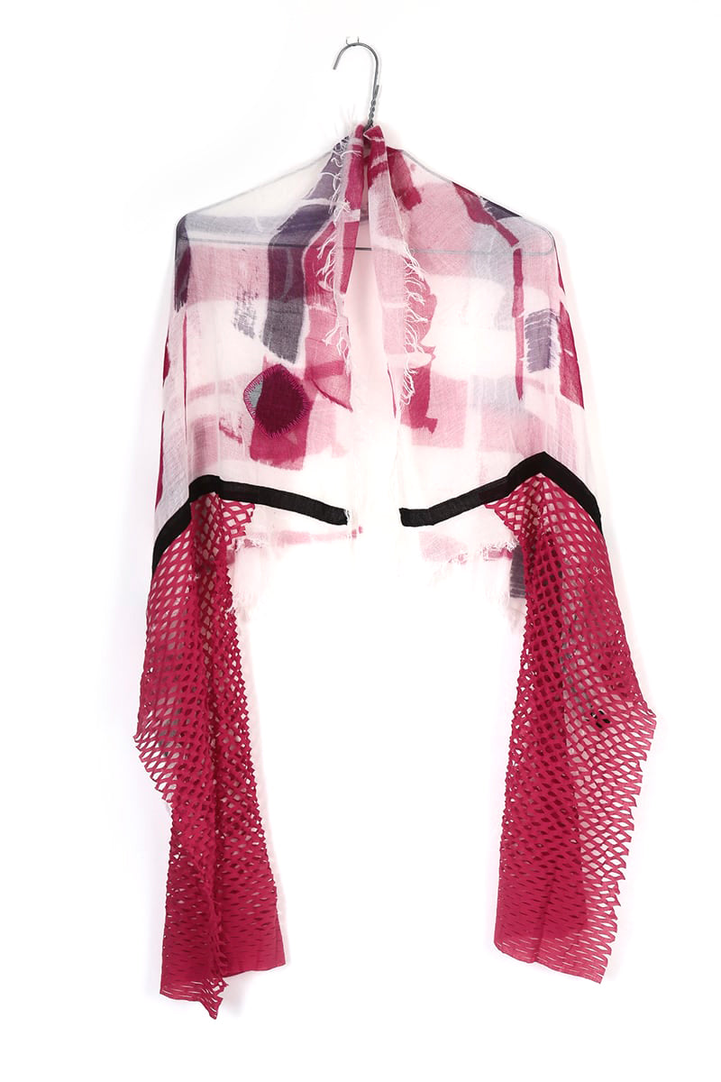 W CORNICE SCARF［COTTON］