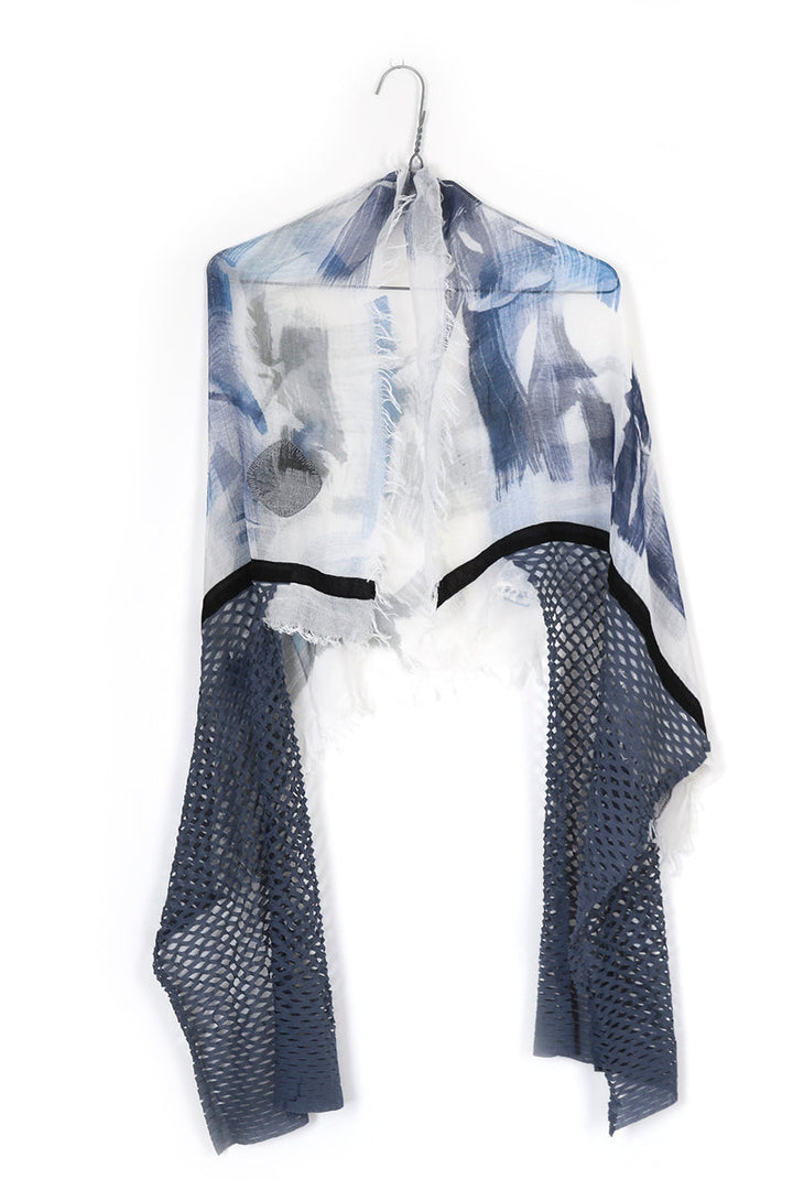 W CORNICE SCARF［COTTON］