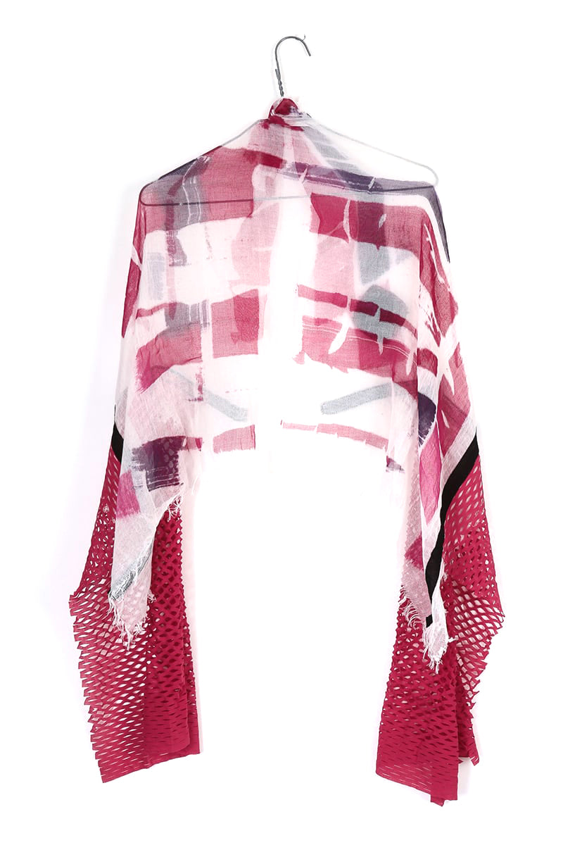 W CORNICE SCARF［COTTON］