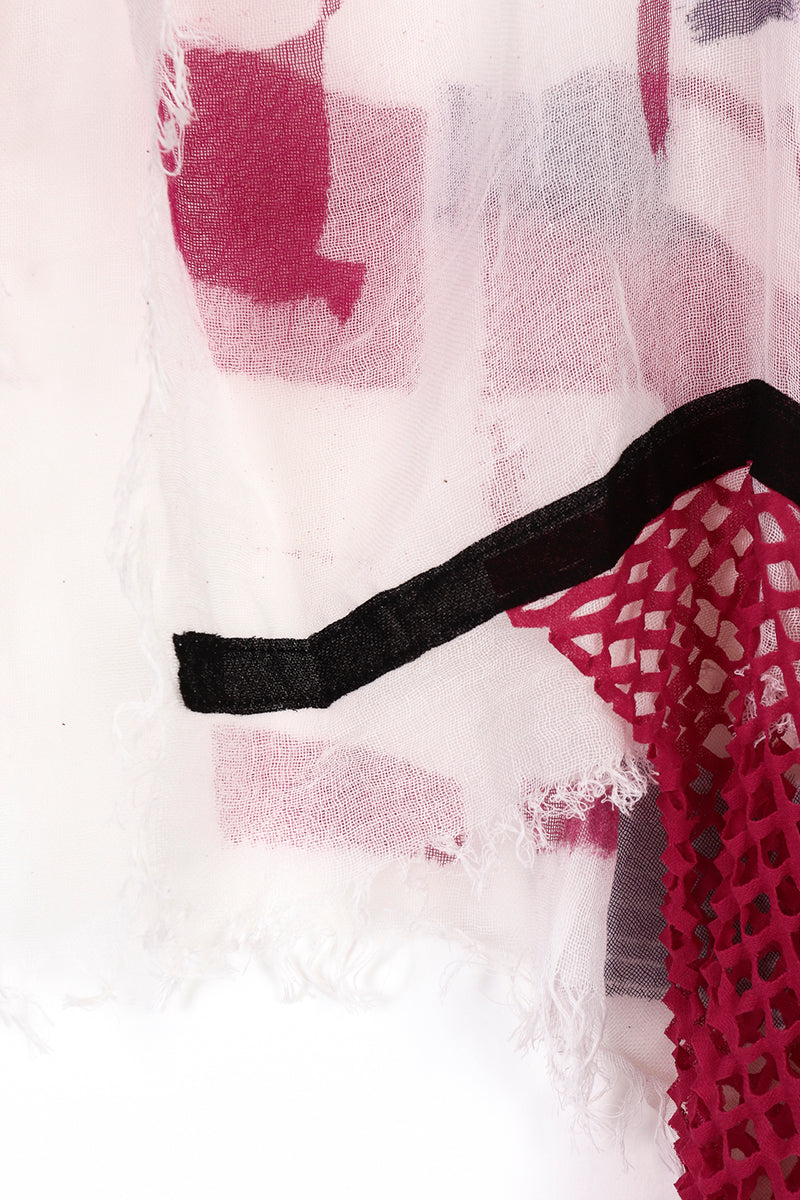 W CORNICE SCARF［COTTON］