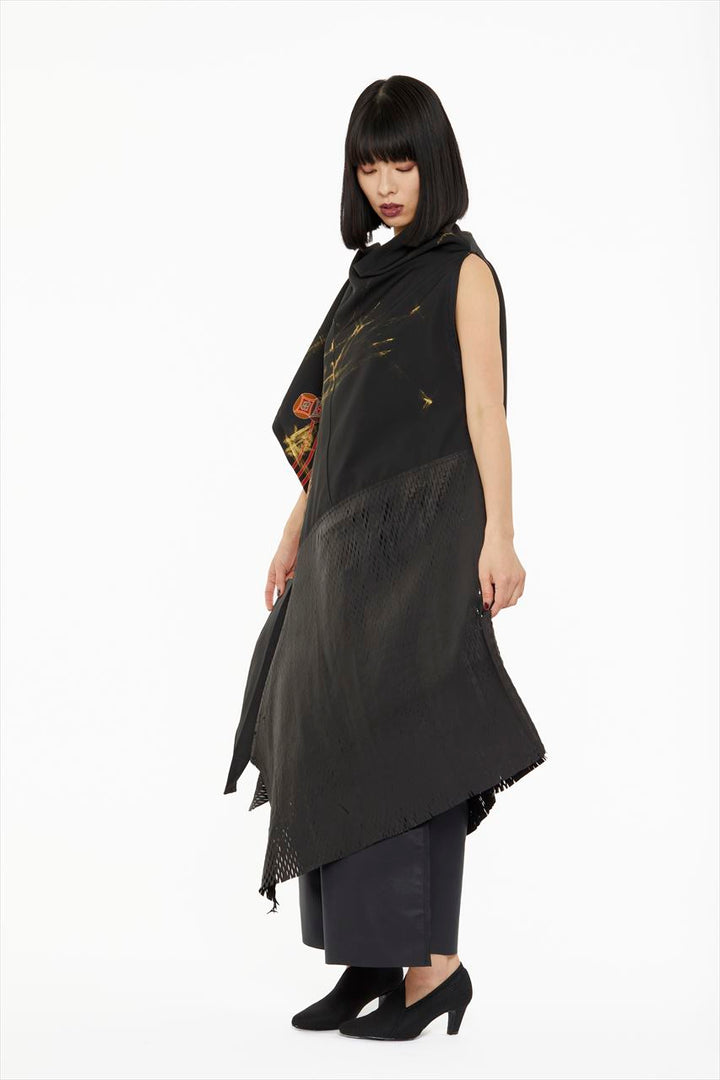 KIMONO PONCHO DRESS［SILK］ #mgakimono