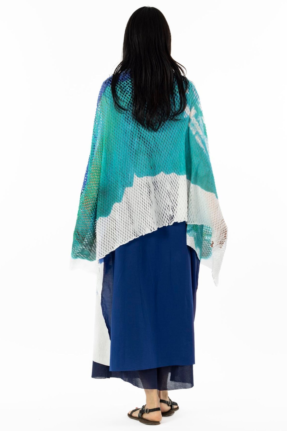 PLAIN CORNICE STOLE［COTTON］INKJET PRINT