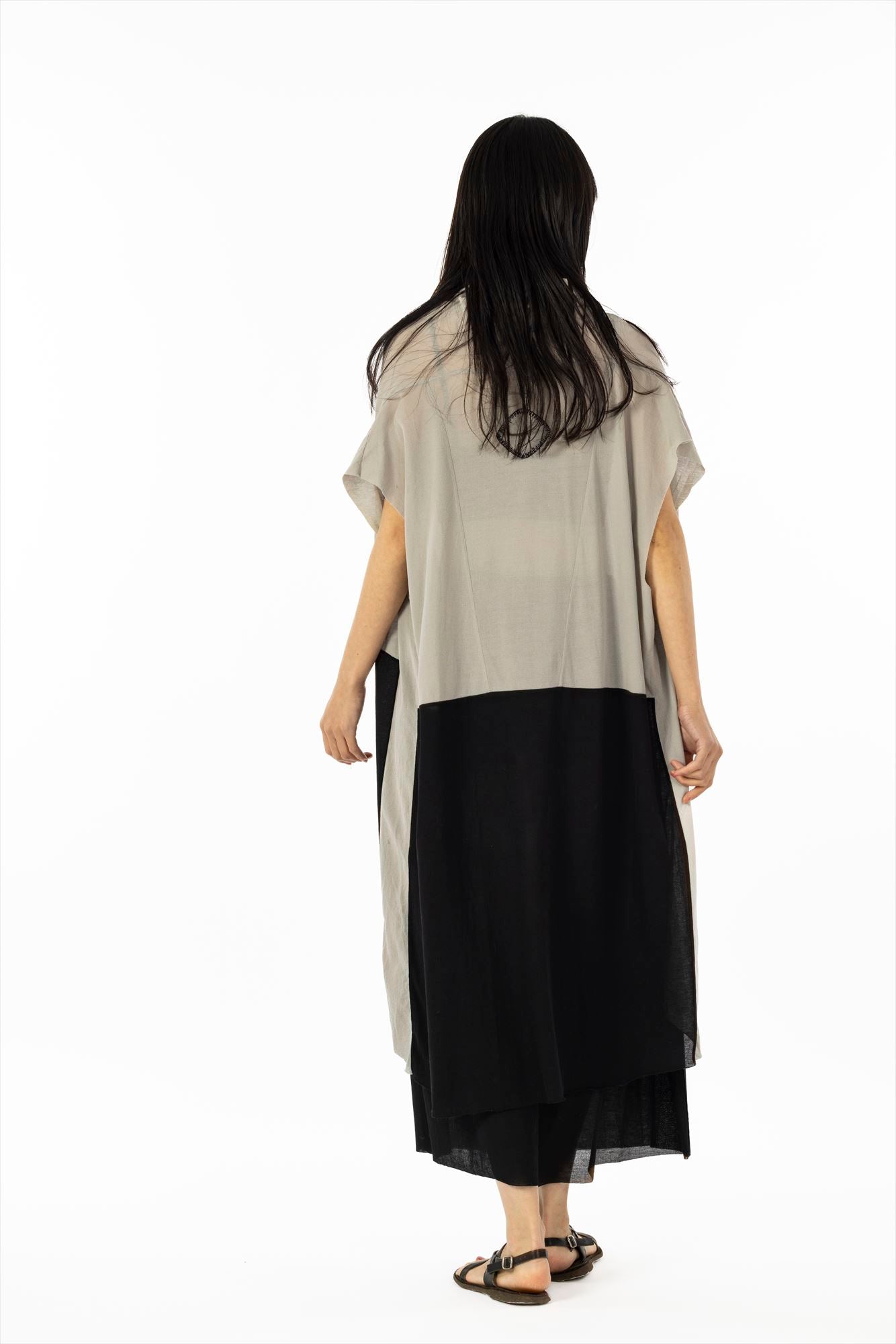 3 WAYS HOODED ONE PIECE［COTTON］BLOCK COLOR