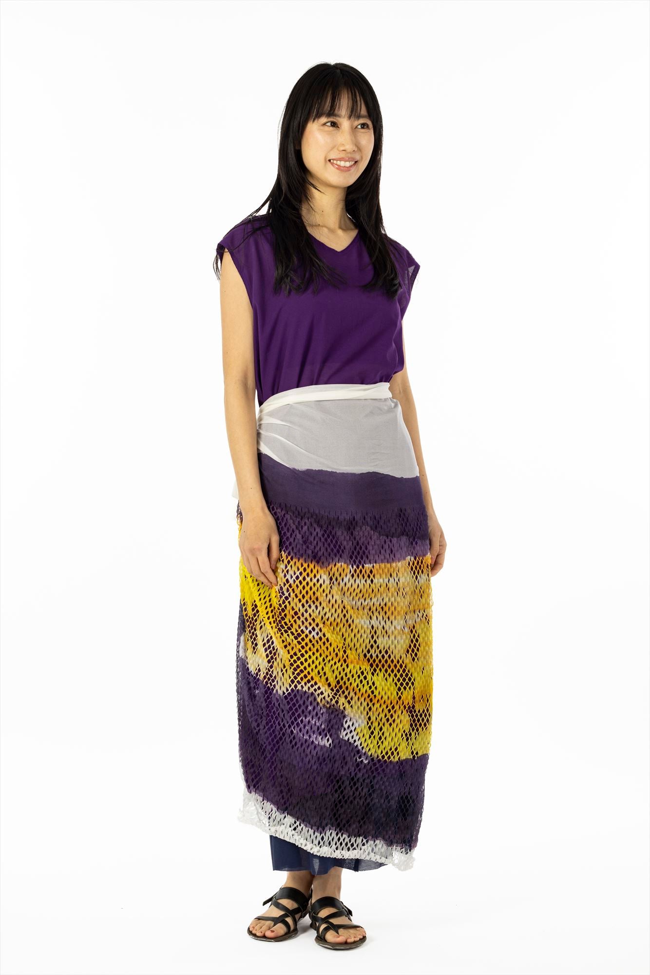 PLAIN CORNICE STOLE［SILK］ORIGINAL PAINT
