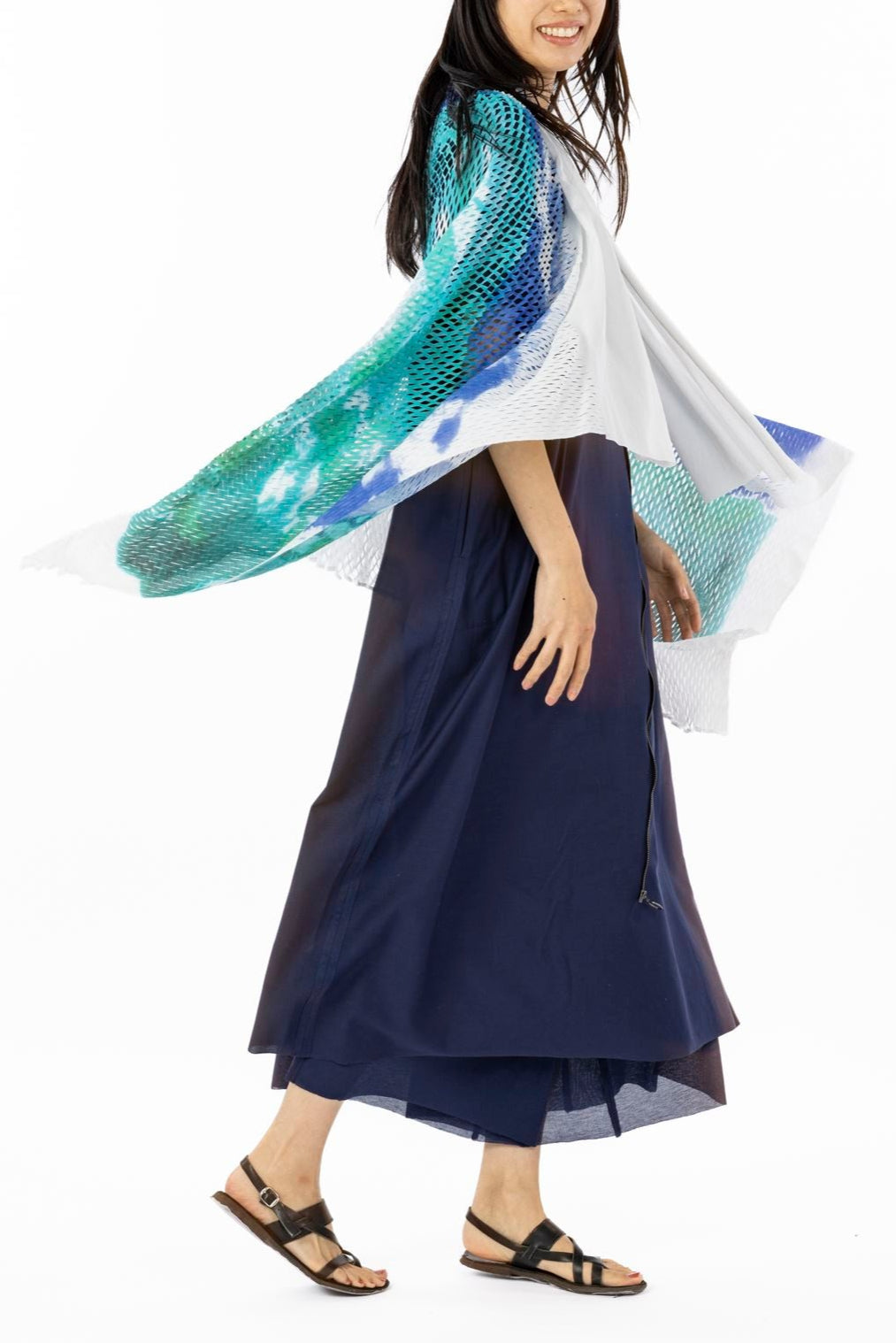 PLAIN CORNICE STOLE［COTTON］INKJET PRINT