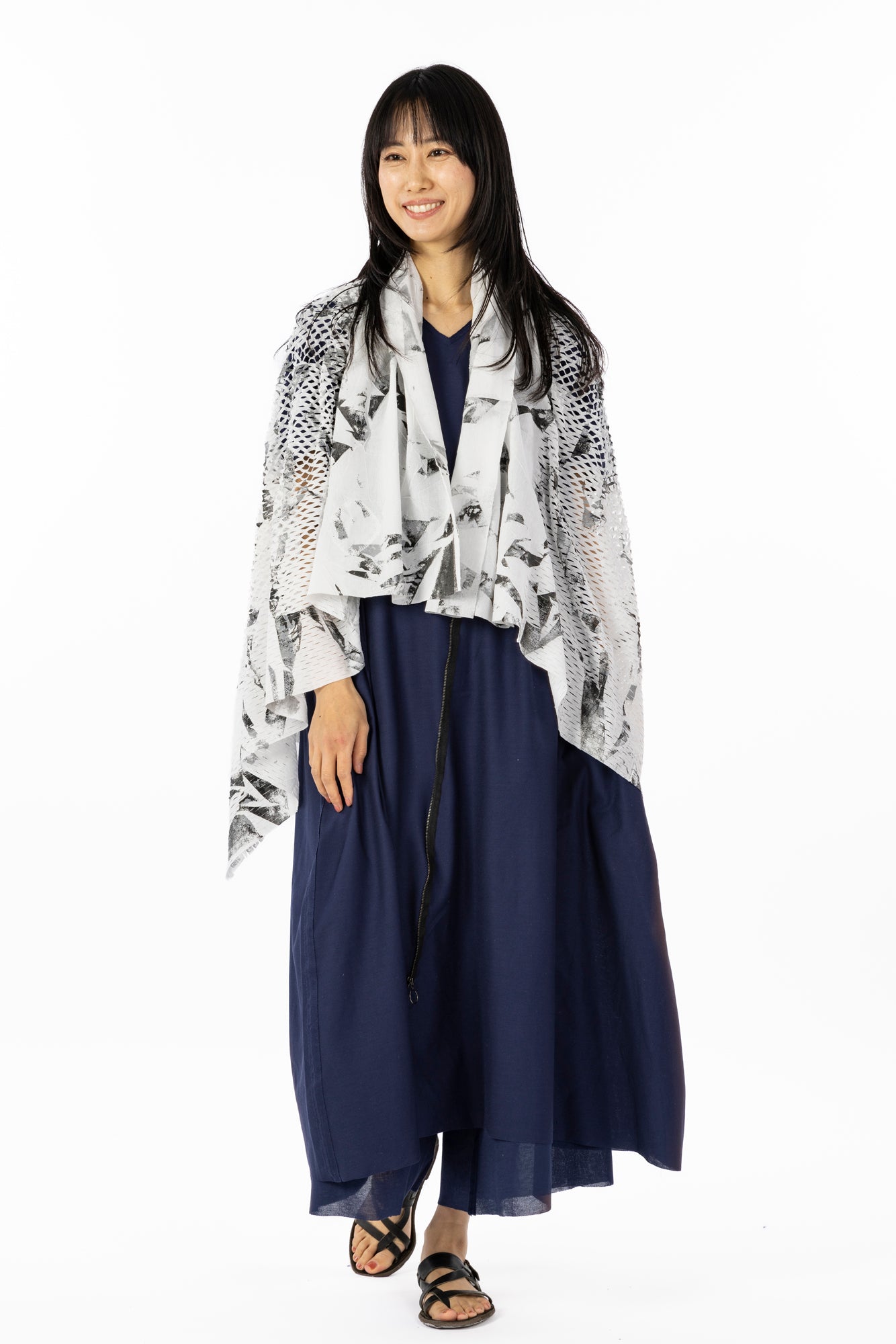 PLAIN CORNICE STOLE ［COTTON］ MIYABI