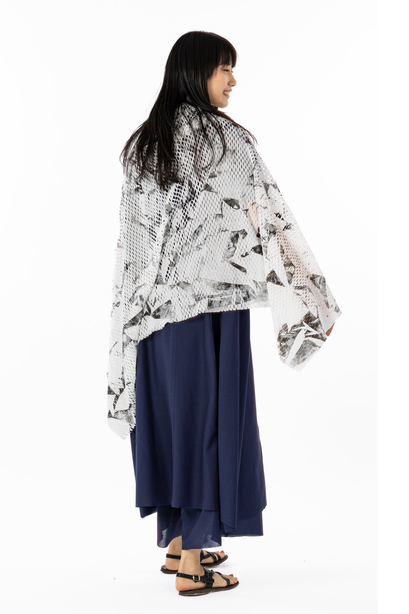 PLAIN CORNICE STOLE ［COTTON］ MIYABI