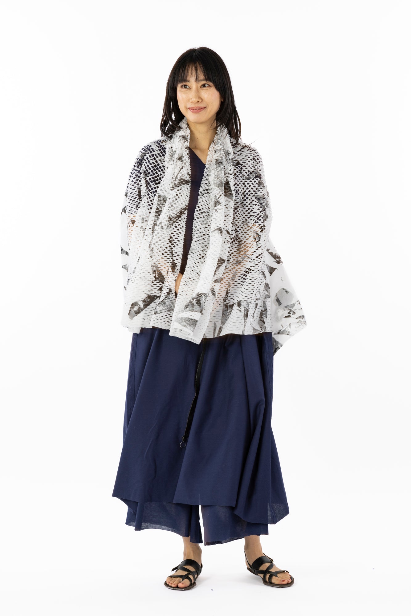 PLAIN CORNICE STOLE ［COTTON］ MIYABI