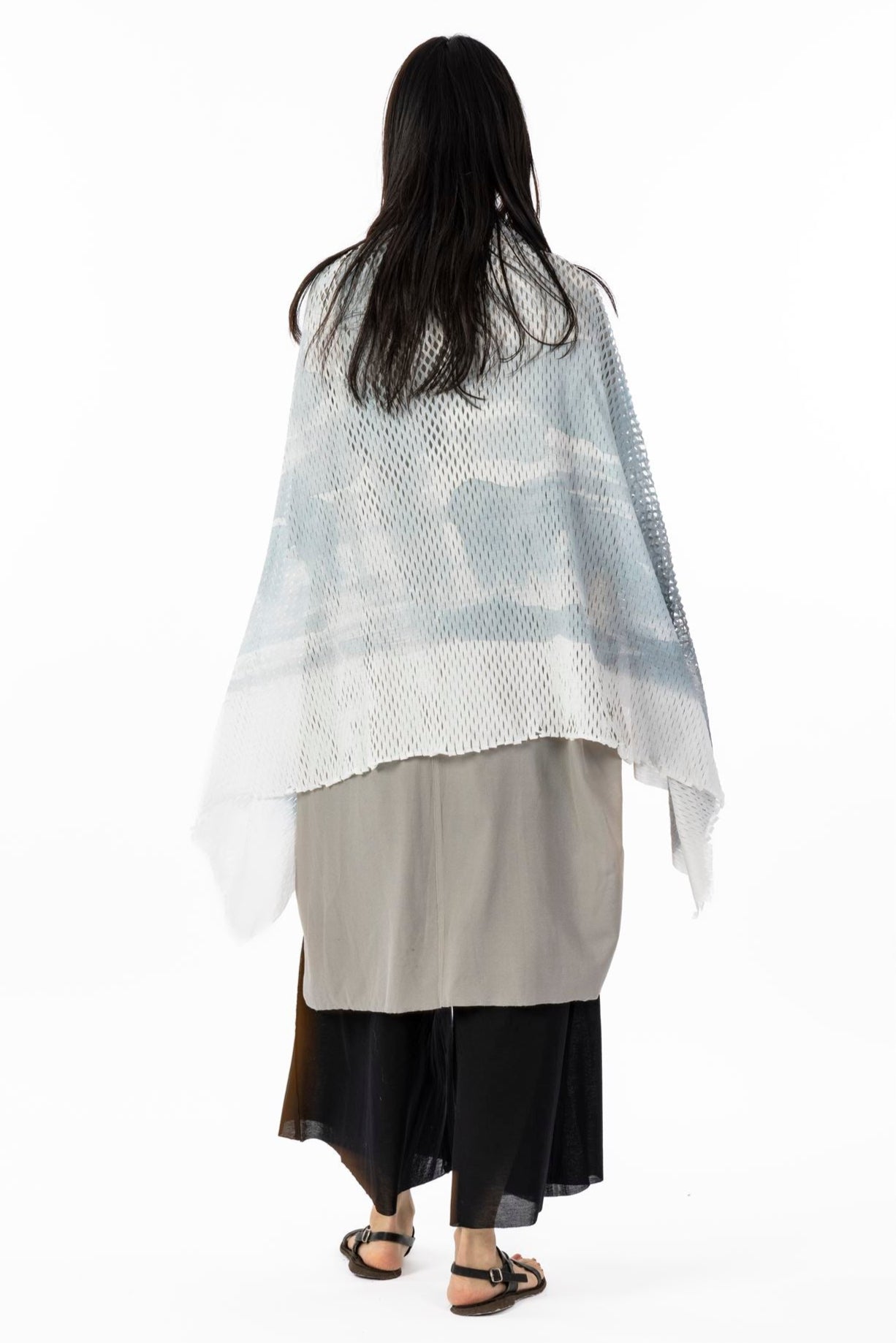 PLAIN CORNICE STOLE［COTTON］INKJET PRINT
