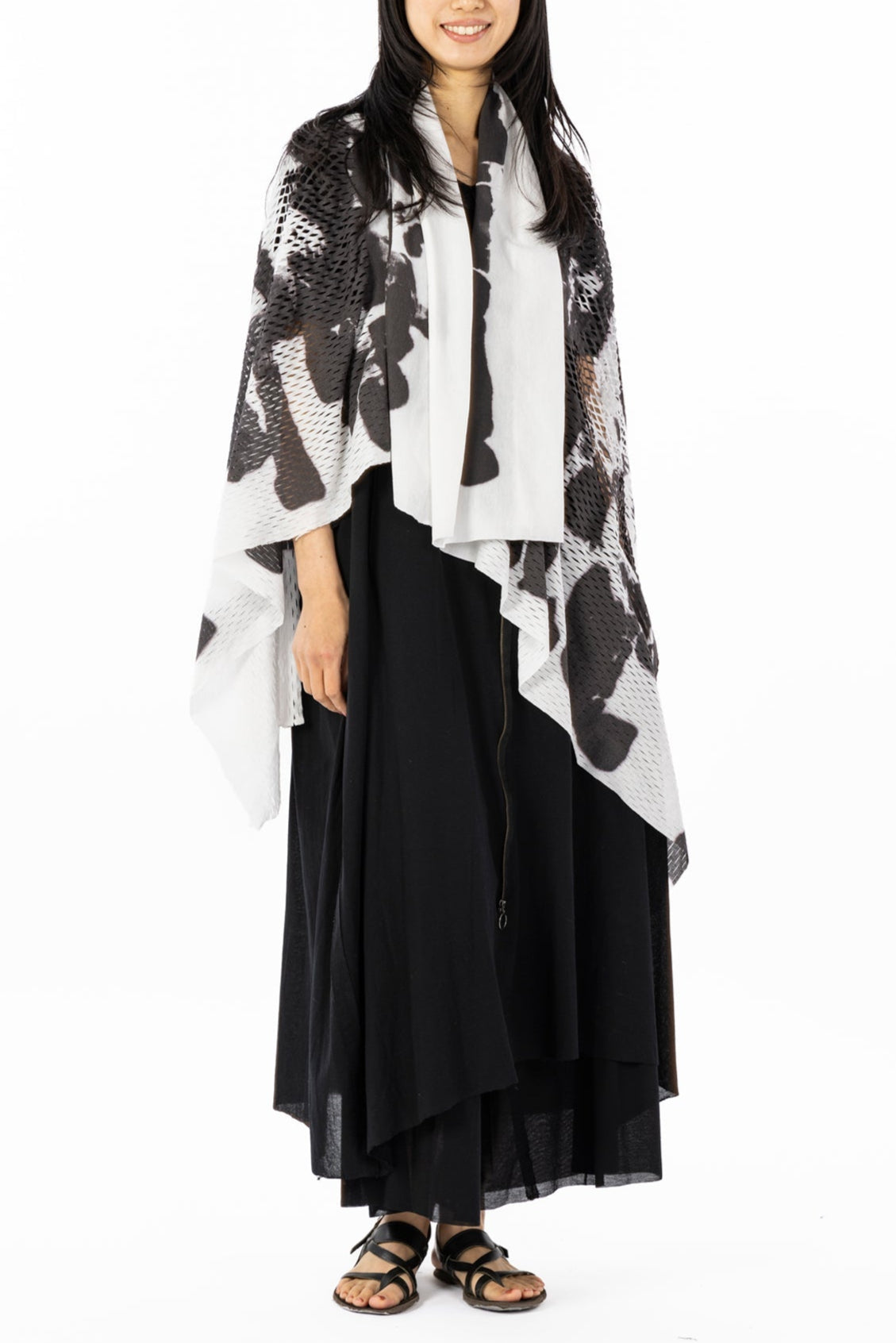 PLAIN CORNICE STOLE［COTTON］INKJET PRINT