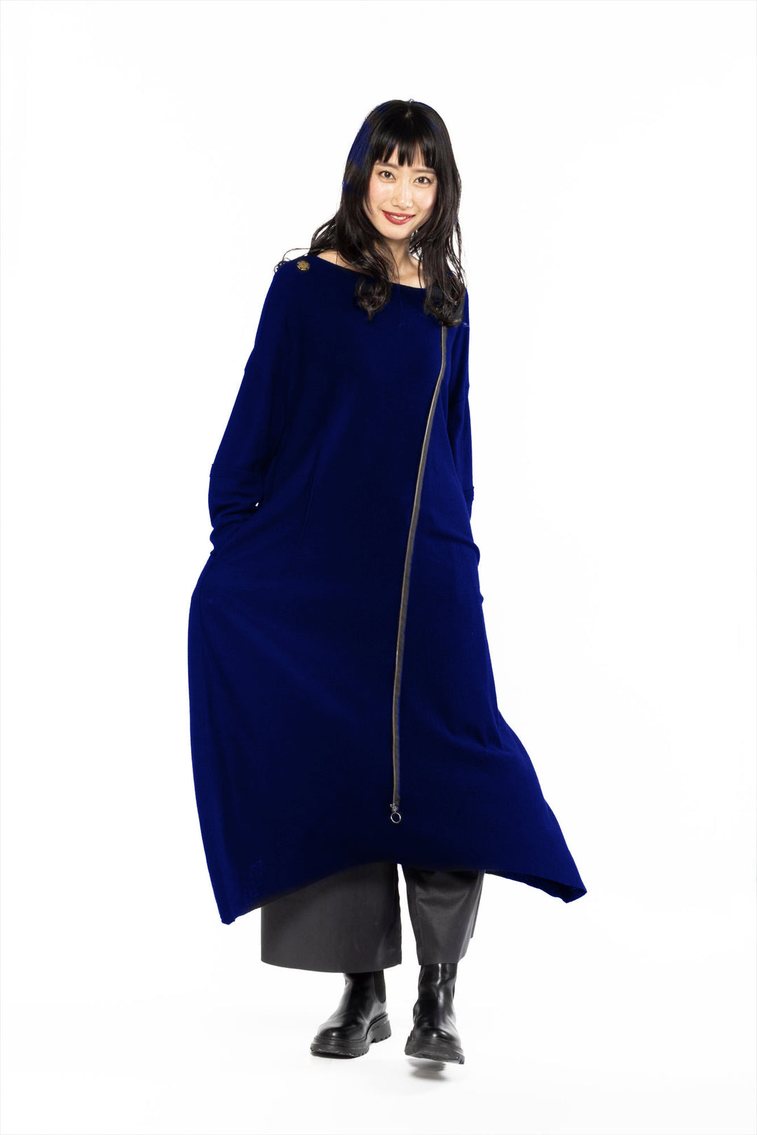 ZIP ONE PIECE［COTTON］LONG SLEEVE
