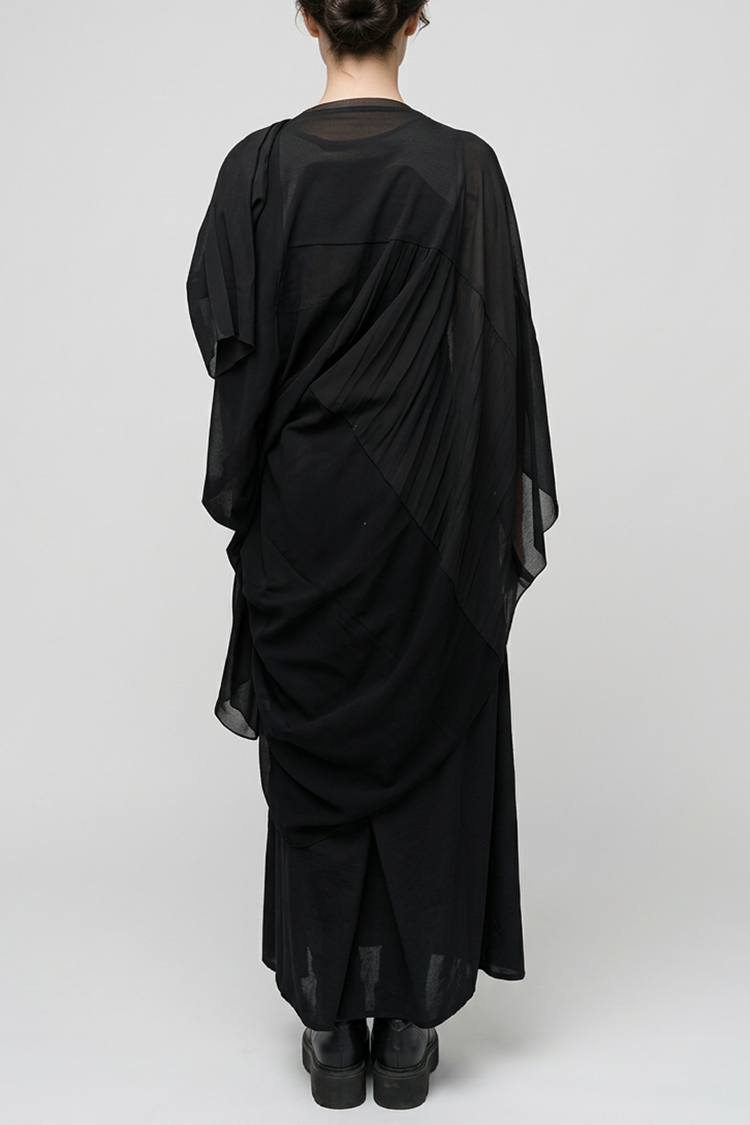 2WAY CROPPED SHOULDER ONE PIECE［COTTON］SOLID COLOUR