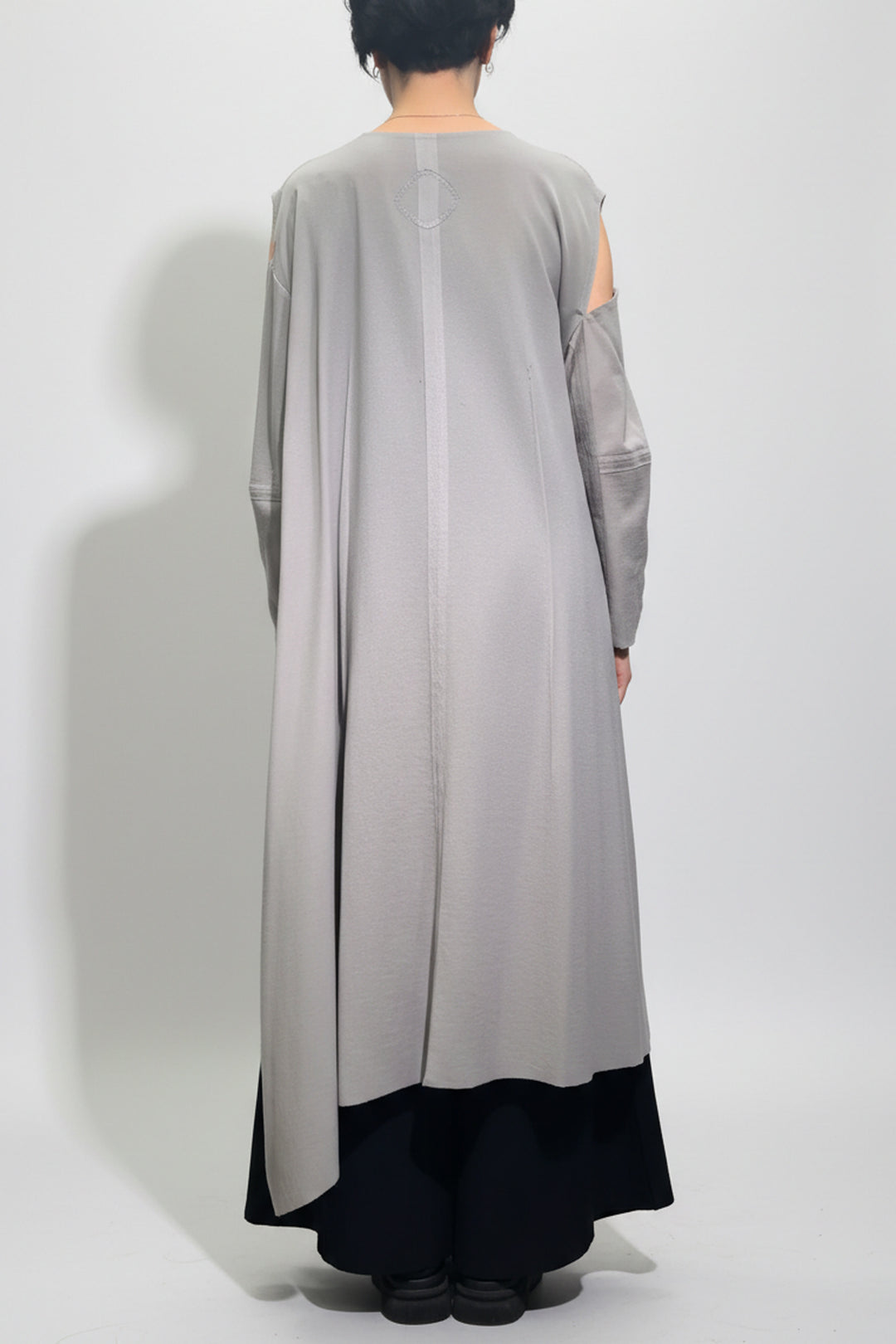 2WAY CROPPED SHOLDER ONE PIECE［COTTON］ SOLID COLOUR