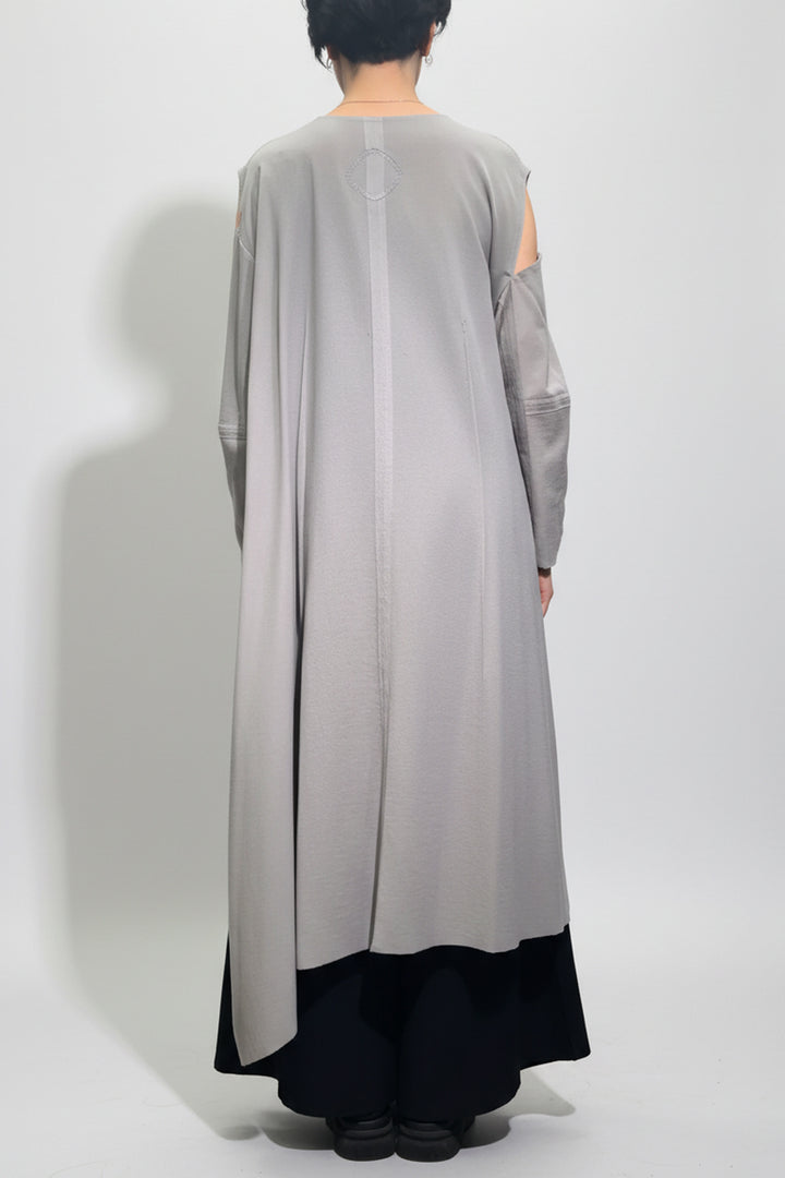 2WAY CROPPED SHOLDER ONE PIECE［COTTON］ SOLID COLOUR