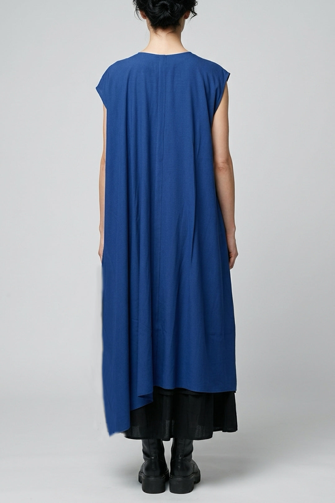 2WAY CROPPED SHOULDER ONE PIECE - NO SLEEVE［COTTON］