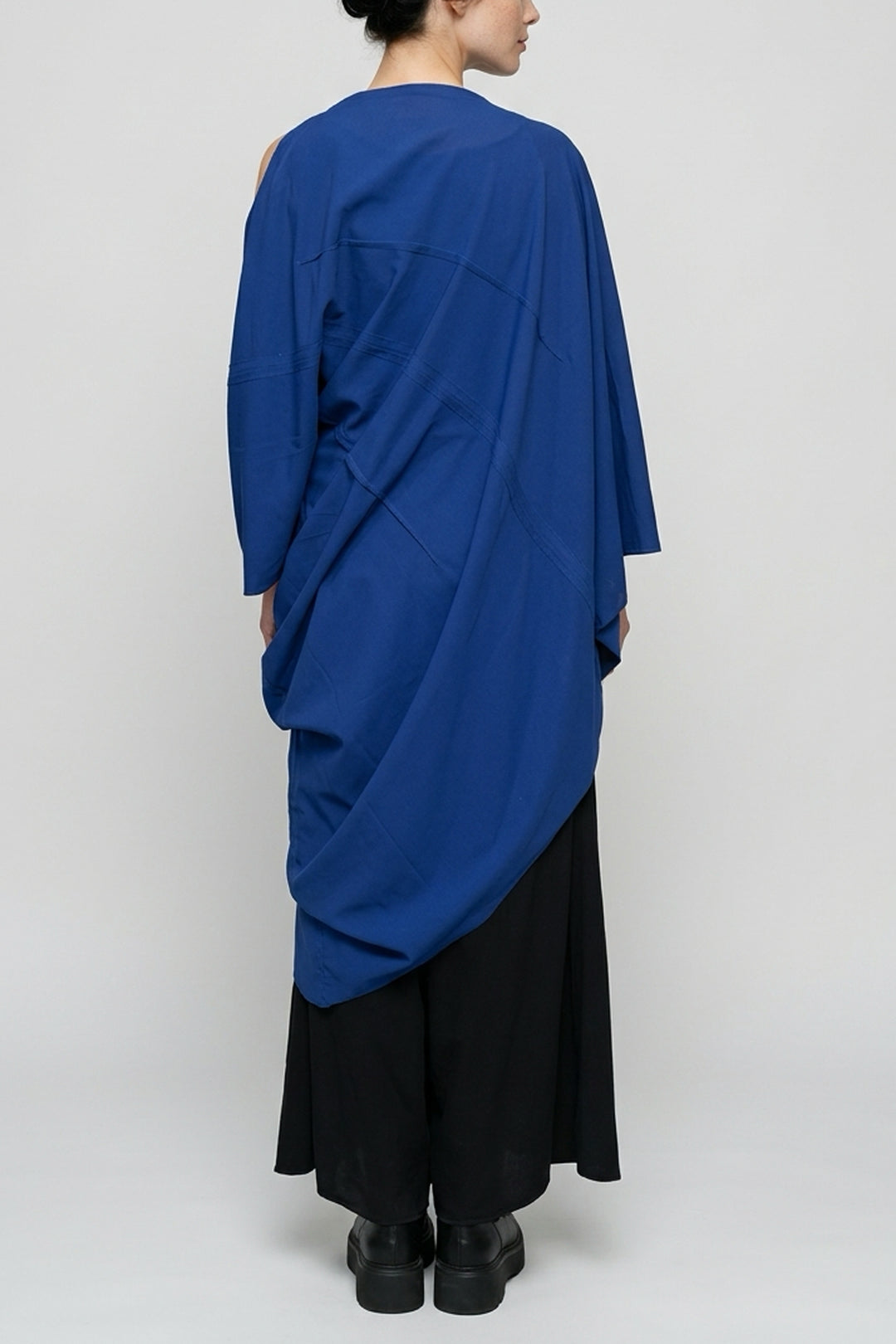 2WAY CROPPED SHOULDER ONE PIECE - NO SLEEVE［COTTON］