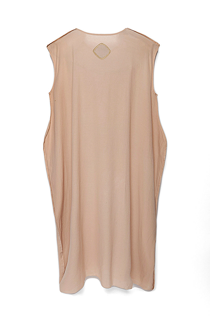 BALLOON ONE PIECE［COTTON］NO SLEEVE -単色