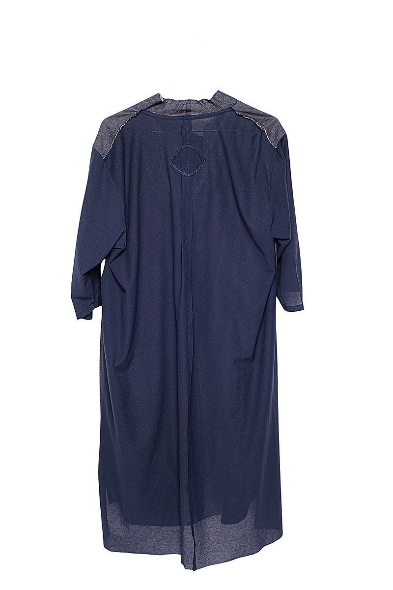 BUTTON ONE PIECE［COTTON］DENIM