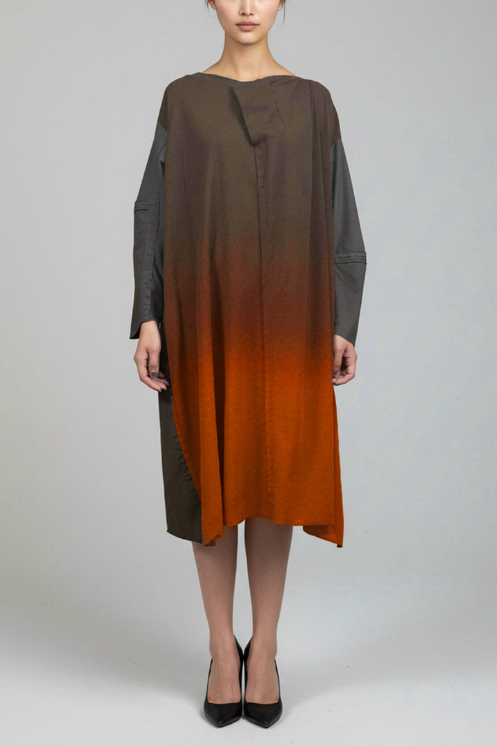 DOUBLE GRADATION ONE PIECE［WOOL］