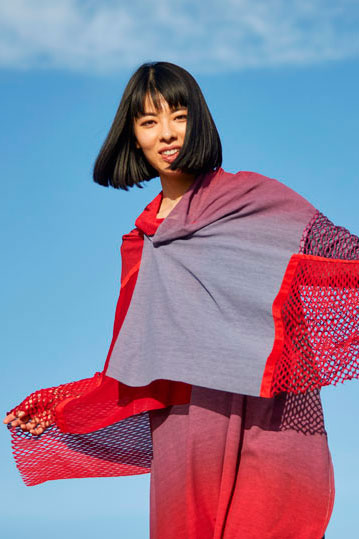 ANGEL STOLE［COTTON］DOUBLE GRADATION
