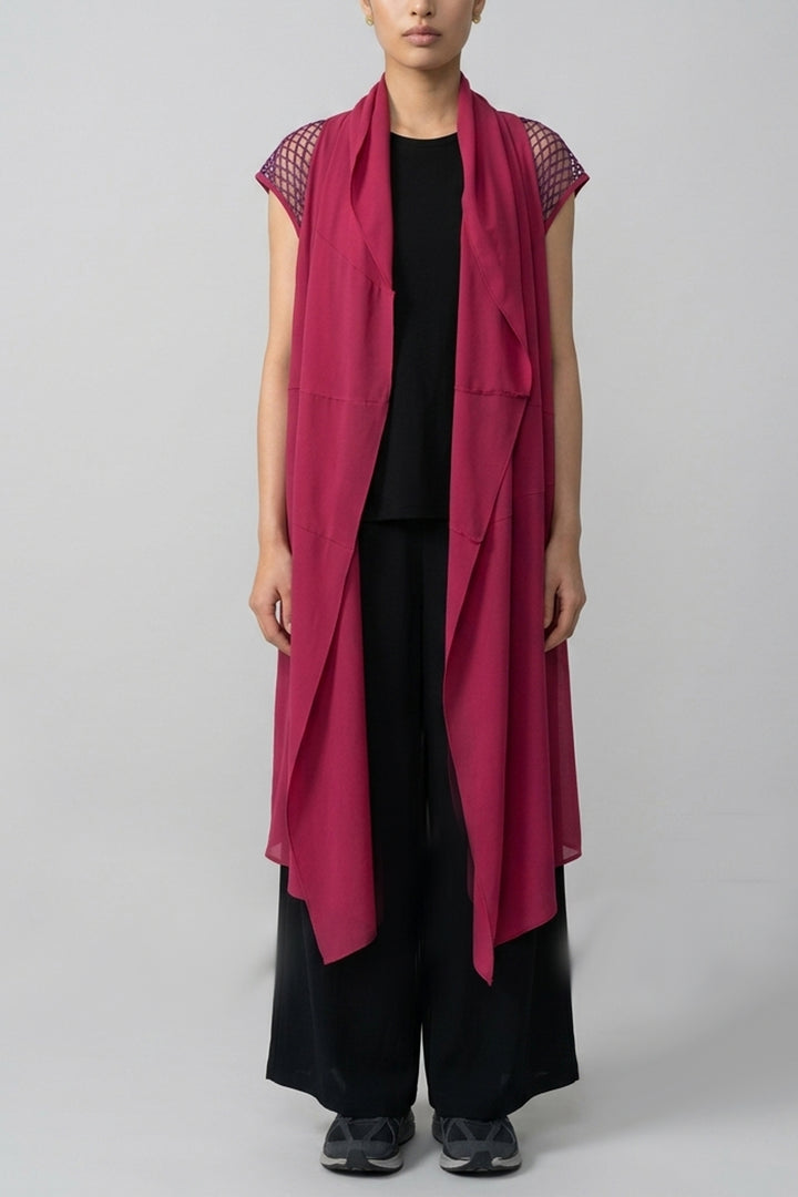 HOODED GILLET［COTTON］LACE