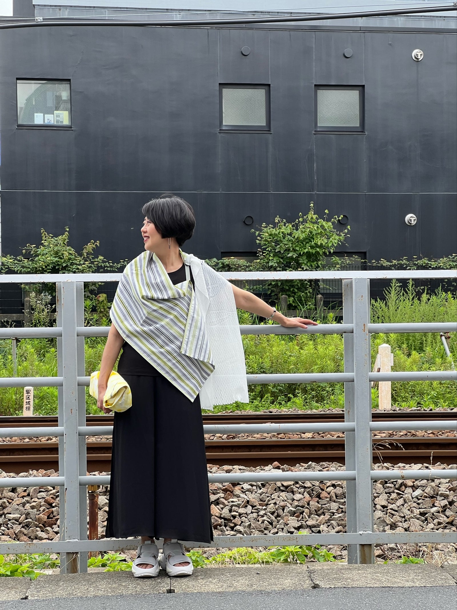 FAIRLY SCARF［COTTON］NN-DOMINO