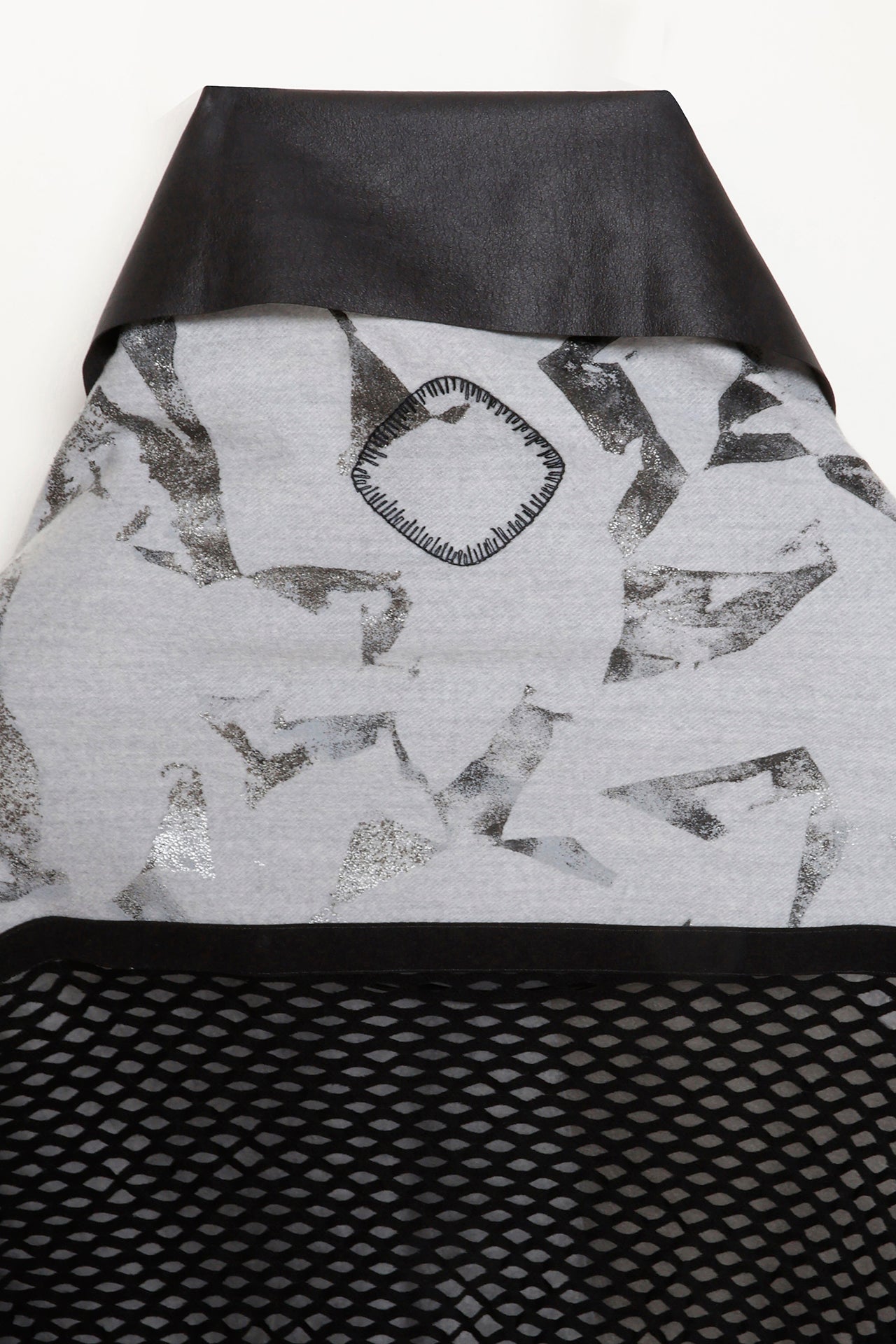 HYBRID PONCHO［WOOL × Ultrasuede® LX］