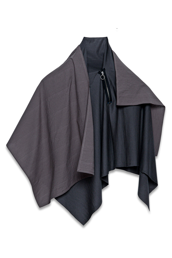 TOPS CAPE［WOOL / COTTON SILK］