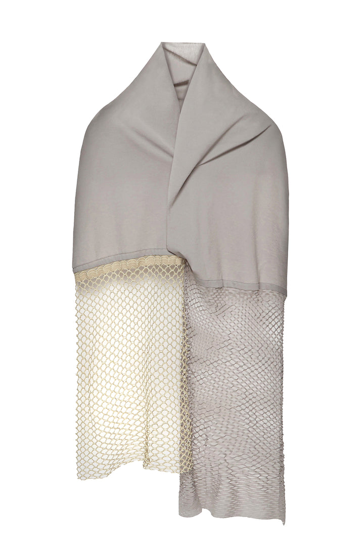 FAIRLY SCARF［COTTON］SILVER GRAY